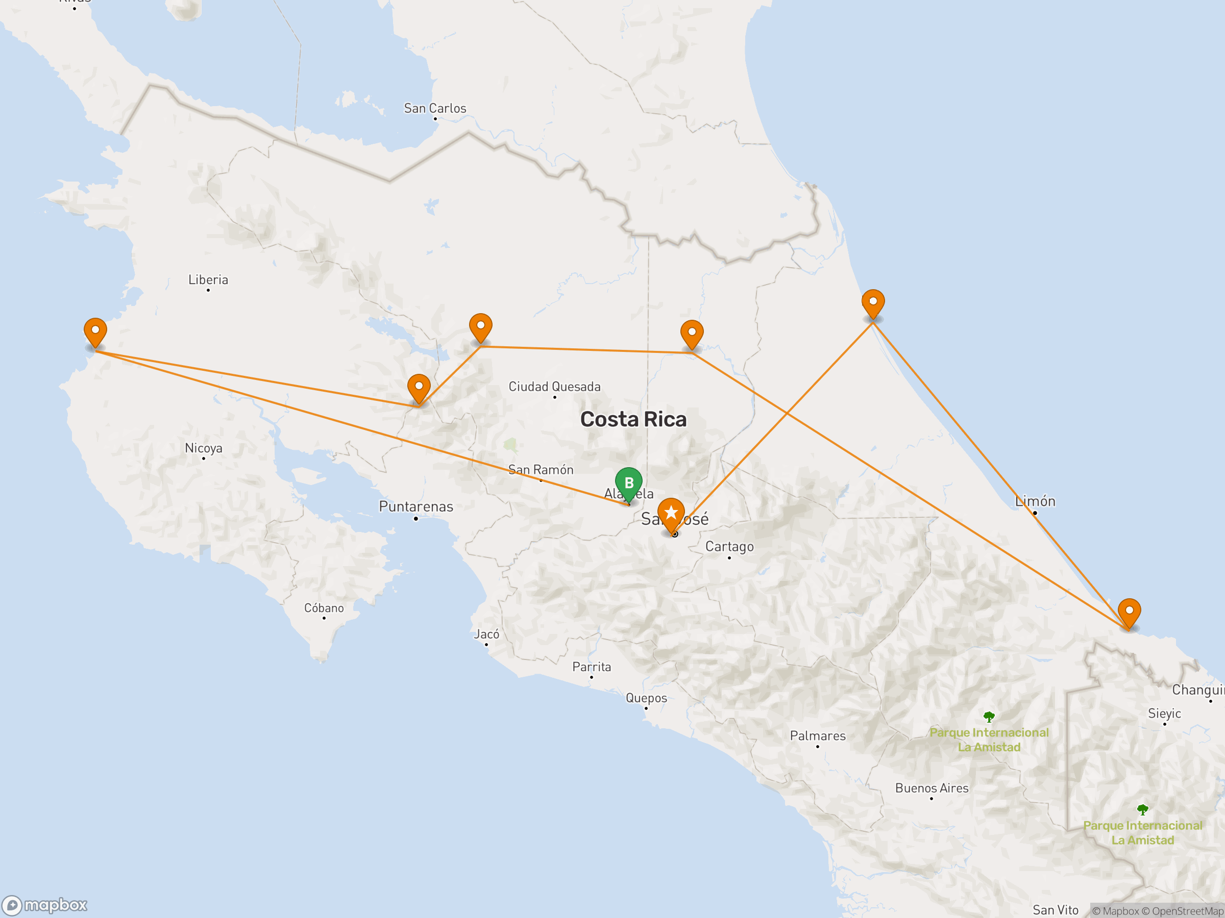 Costa Rica Rundreise – Familientour Fly & Drive