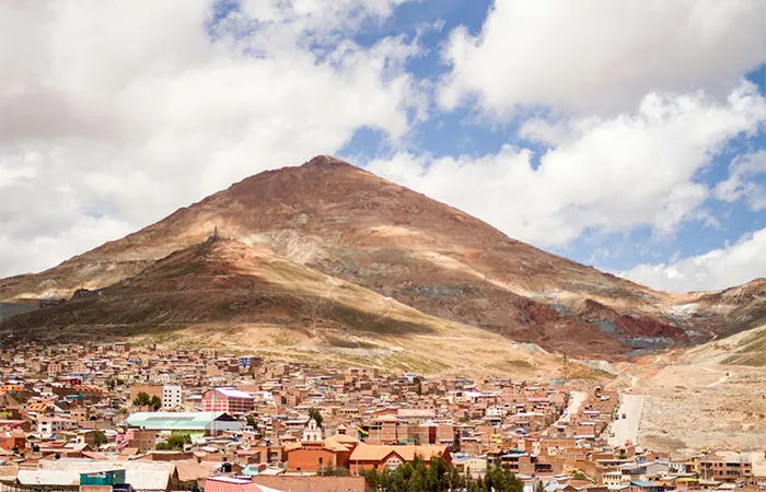 City of Potosí with Cerro Rico in the background